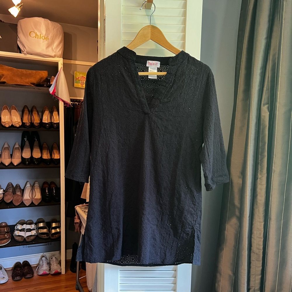 Eyelet Swim Coverup